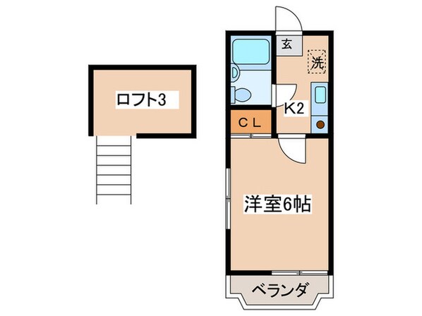 エルドールフジの物件間取画像